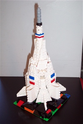 A Custom Lego Spaceship